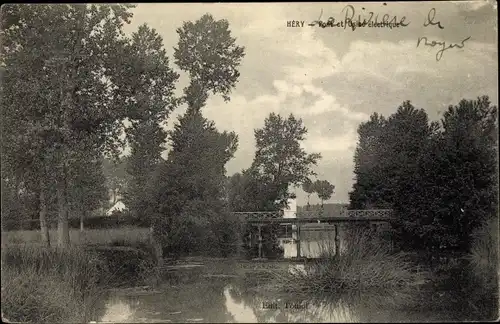 Ak Héry Yonne, Pont et Usine électrique