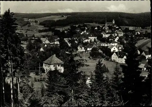 Ak Bischofsgrün im Fichtelgebirge, Blick vom Hügelfelsen