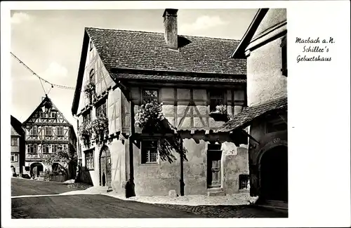 Ak Marbach am Neckar, Schiller's Geburtshaus