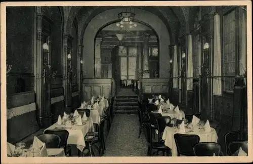 Ak Berlin, Weinstuben Kempinski, Leipziger Straße, Burgensaal