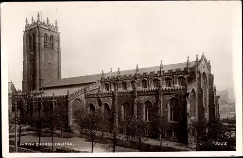 Ak Halifax Yorkshire England, Parish Church