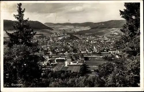 Ak Ebingen Albstadt im Zollernalbkreis, Teilansicht vom Ort