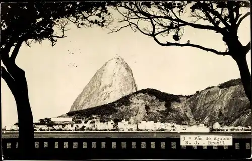 Ak Rio de Janeiro Brasilien, Pão de Açúcar, Zuckerhut