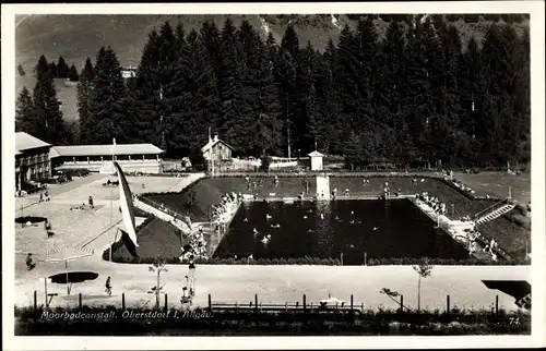 Ak Oberstdorf im Oberallgäu, Moorbadeanstalt