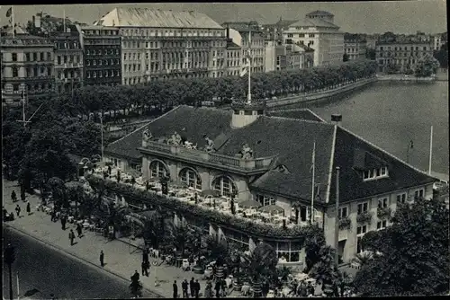 Ak Hamburg, Alsterpavillon