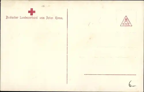 Ak Prinzessin Luise von Preußen, Viktoria von Baden, Badischer Landesverband vom Roten Kreuz 1915