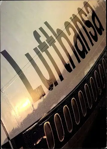 Ak Lufthansa Passagierflugzeug