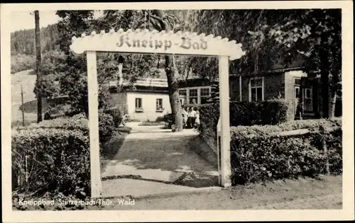 Ak Stützerbach in Thüringen, Kneippbad, Eingang
