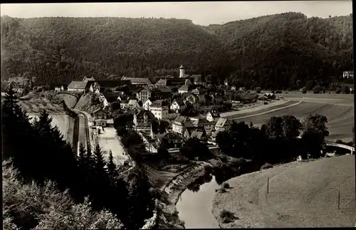 Ak Beuron in Baden Württemberg, Panorama vom Ort von Südosten