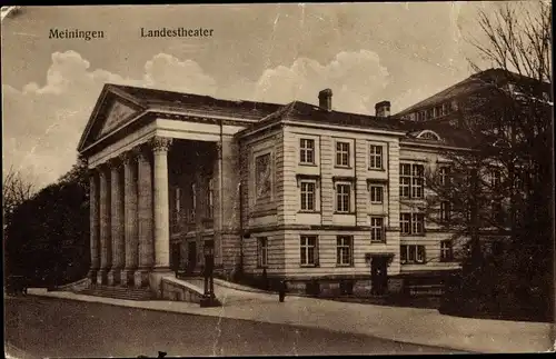 Ak Meiningen in Südthüringen, Landestheater