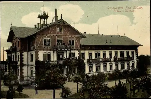 Ak Grüna in Sachsen, Sanatorium