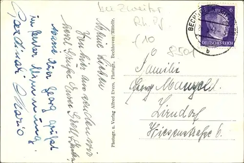 Ak Bechhofen Mittelfranken, Neue Kirche und Schule