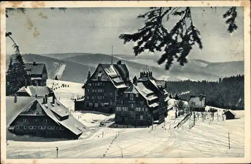 Ak Feldberg im Schwarzwald, Teilansicht vom Ort, Feldberger Hof