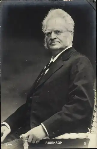 Ak Bjørnstjerne Bjørnson, Portrait, Norwegischer Dichter