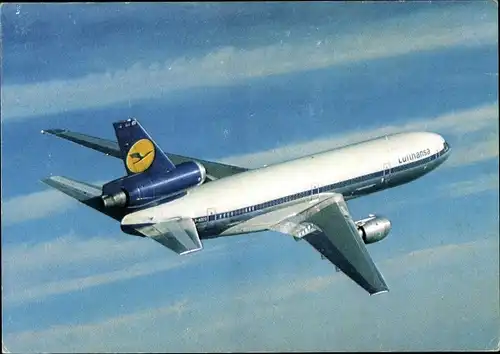 Ak Lufthansa Douglas DC 10, D ADCO, Passagierflugzeug