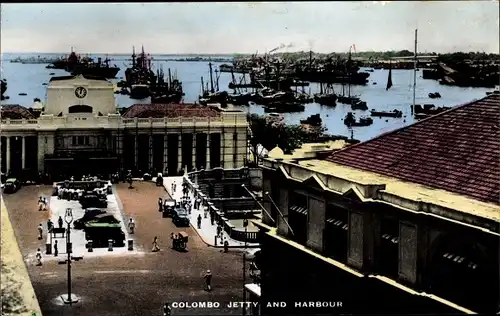 Ak Colombo Ceylon Sri Lanka, Jetty, Harbour