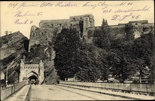 Ak Frankreich, Festung, Tunnel, Brückenpartie