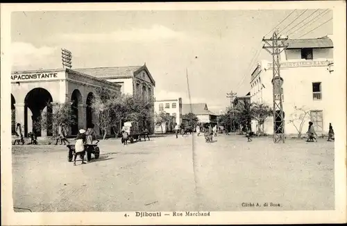 Ak Djibouti Dschibuti, Rue Marchand