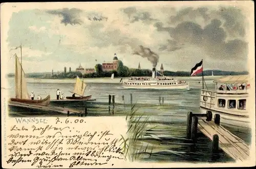 Litho Berlin Zehlendorf Wannsee, Anlegestelle