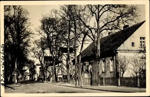 Ak Gräbendorf Heidesee Brandenburg, Dorfstraße