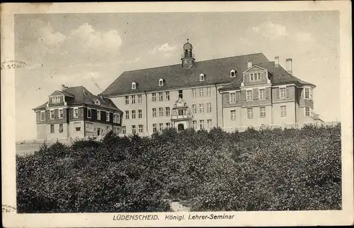 Ak Lüdenscheid im Märkischen Kreis, Kgl. Lehrerseminar