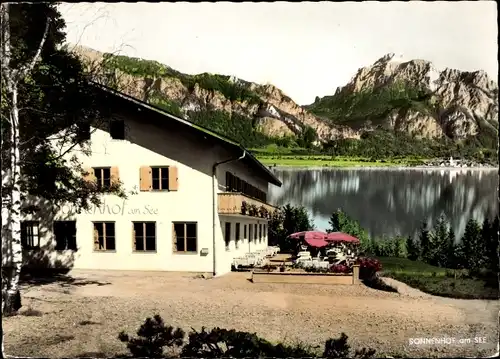 Ak Osterreinen Rieden am Forggensee im Ostallgäu, Sonnenhof am See