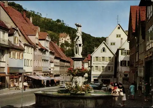 Ak Albstadt im Zollernalbkreis, Marktbrunnen