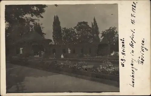 Foto Ak Erfurt in Thüringen, Laubengang