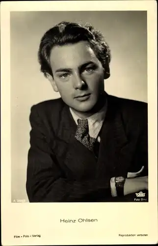 Ak Schauspieler Heinz Ohlsen, Portrait