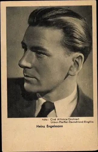 Ak Schauspieler Heinz Engelmann, Portrait