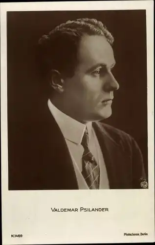 Ak Schauspieler Waldemar Psilander, Portrait, PH K 1469