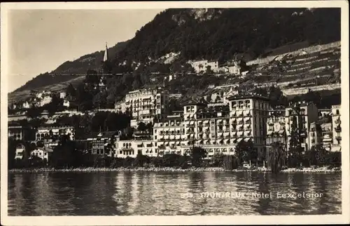 Ak Montreux Kt. Waadt Schweiz, Hôtel Excelsior