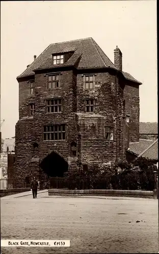 Ak Newcastle upon Tyne England, Black Gate