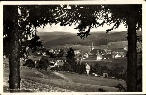 Ak Schonach bad. Schwarzwald, Gesamtansicht