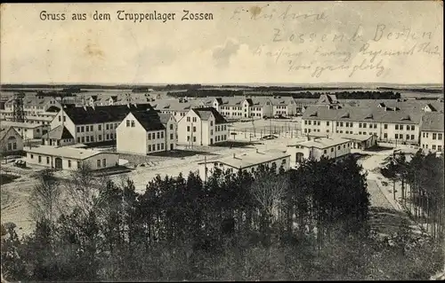 Ak Zossen in Brandenburg, Truppenlager