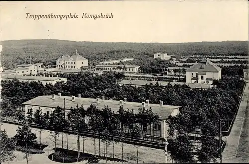 Ak Königsbrück in der Oberlausitz, Truppenübungsplatz