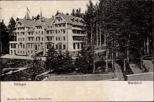 Ak Villingen Schwenningen im Schwarzwald, Waldhotel