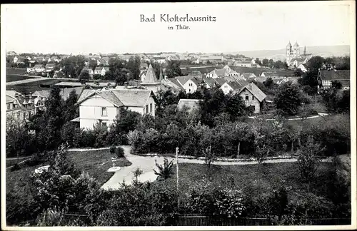 Ak Bad Klosterlausnitz in Thüringen, Panorama vom Ort