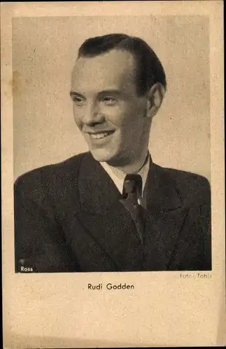 Ak Schauspieler Rudi Godden, Portrait, Ross Verlag