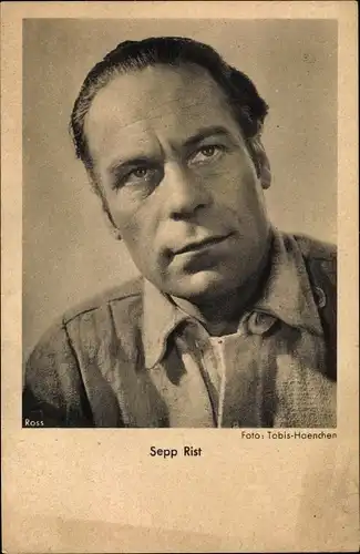 Ak Schauspieler Sepp Rist, Portrait, Ross Verlag