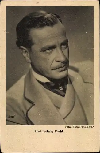 Ak Schauspieler Karl Ludwig Diehl, Portrait, Ross Verlag