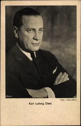 Ak Schauspieler Karl Ludwig Diehl, Portrait, Ross Verlag