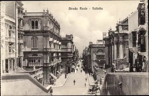 Ak Valletta Malta, Strada Reale