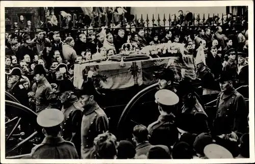 Ak Funeral of King George V., Royal Cortege, Begräbnis König Georg V. von England, King George V.