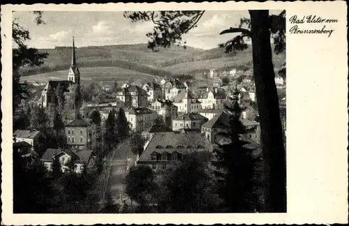 Ak Bad Elster im Vogtland, Panorama vom Brunnenberg