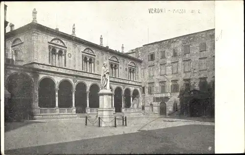 Ak Verona Veneto, Piazza Dante