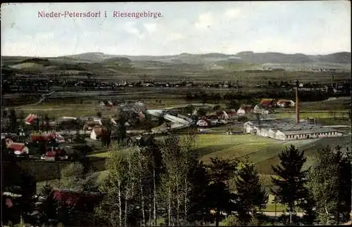 Ak Piechowice Petersdorf Riesengebirge Schlesien, Panorama