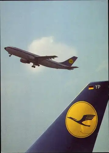 Ak Lufthansa Passagierflugzeug