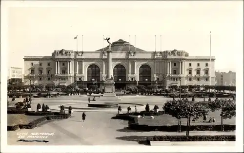 Ak San Francisco Kalifornien USA, Civic Auditorium