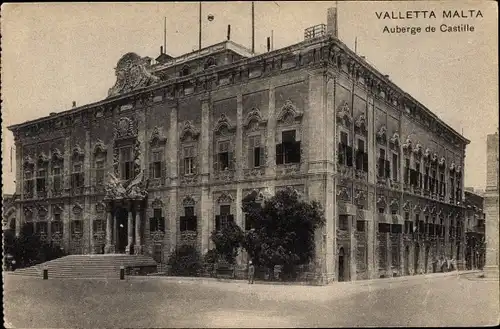 Ak Valletta Malta, Auberge de Castille